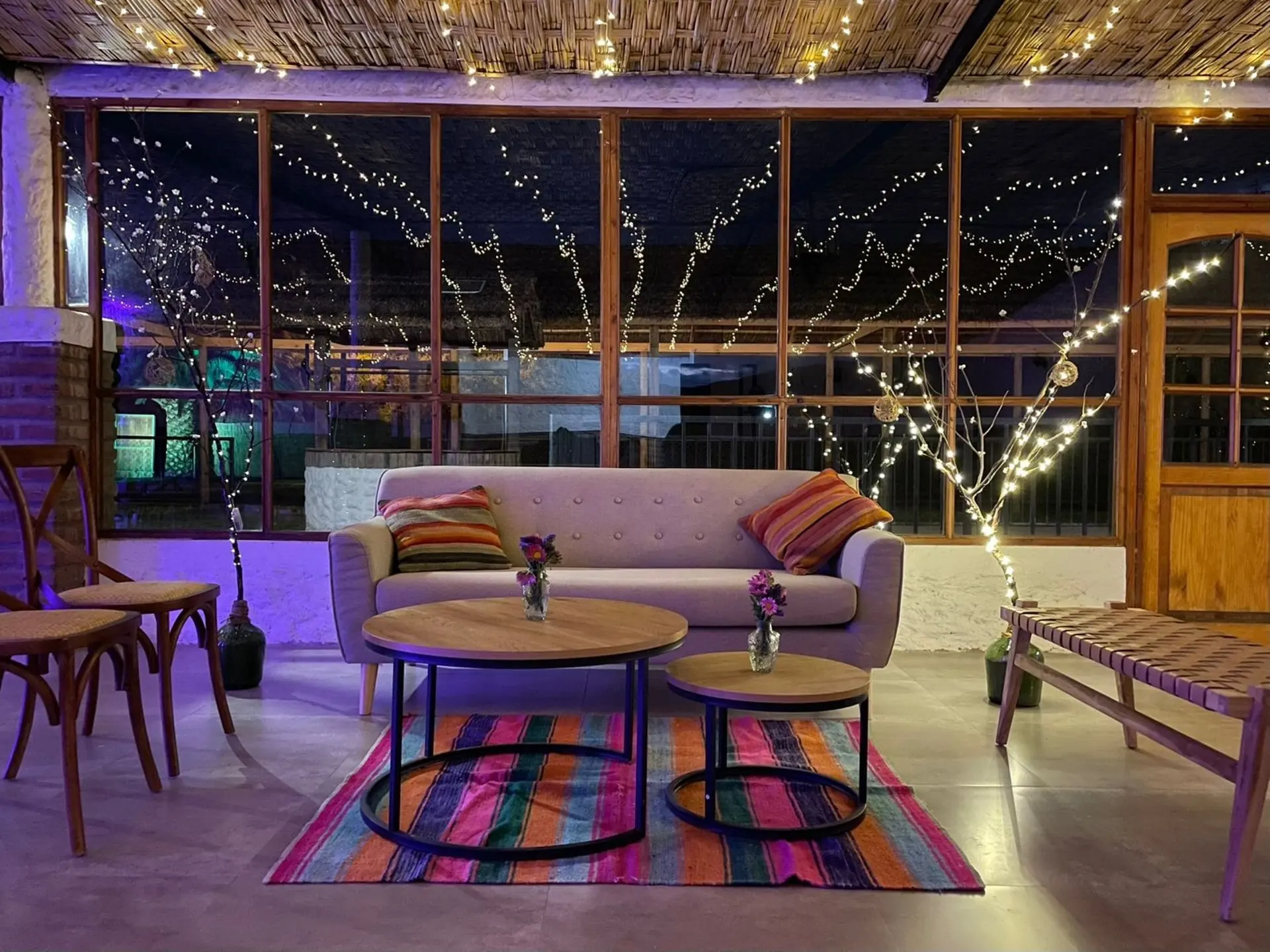 Interior de la casa familiar de Espacio Jojay